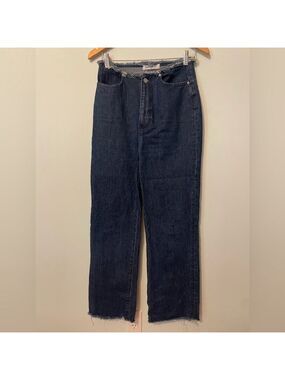 WeWoreWhat Revolve Fringe Jeans Size 26 Straight Leg
